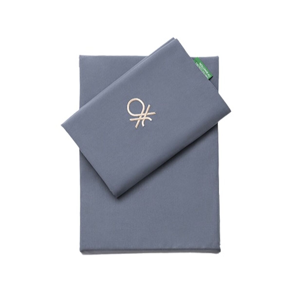 Juego de funda nórdica Benetton TEVERE Azul oscuro 150 x 240 cm 2 Piezas