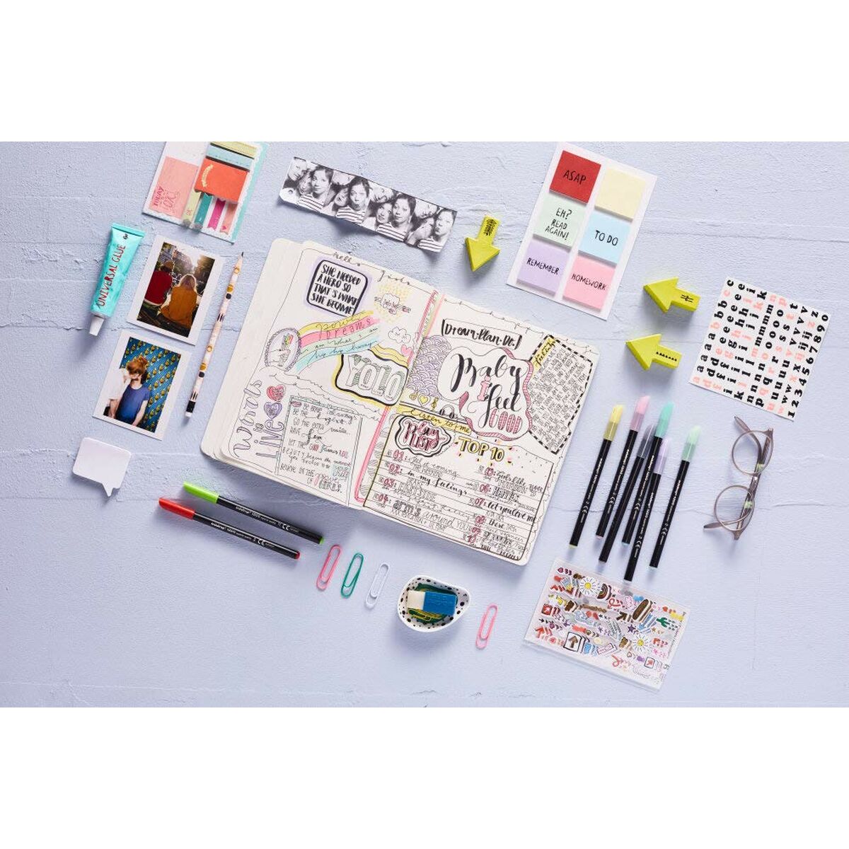 Rotuladores Edding 1200 Naranja claro (5 Unidades)