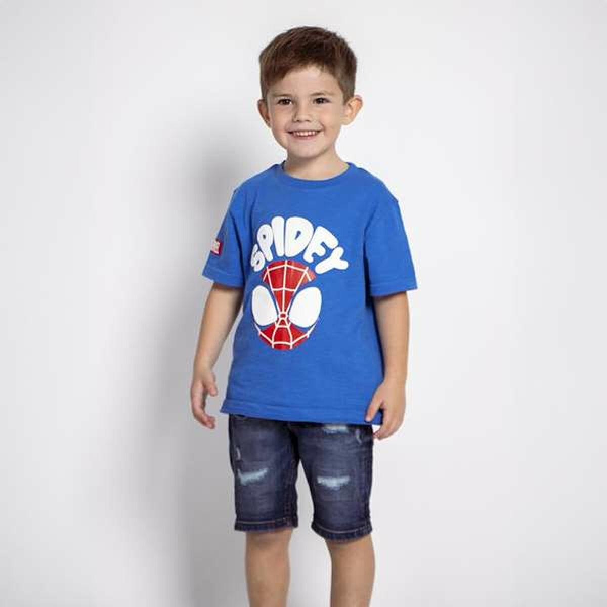 Camiseta de Manga Corta Infantil Spidey 6 Años