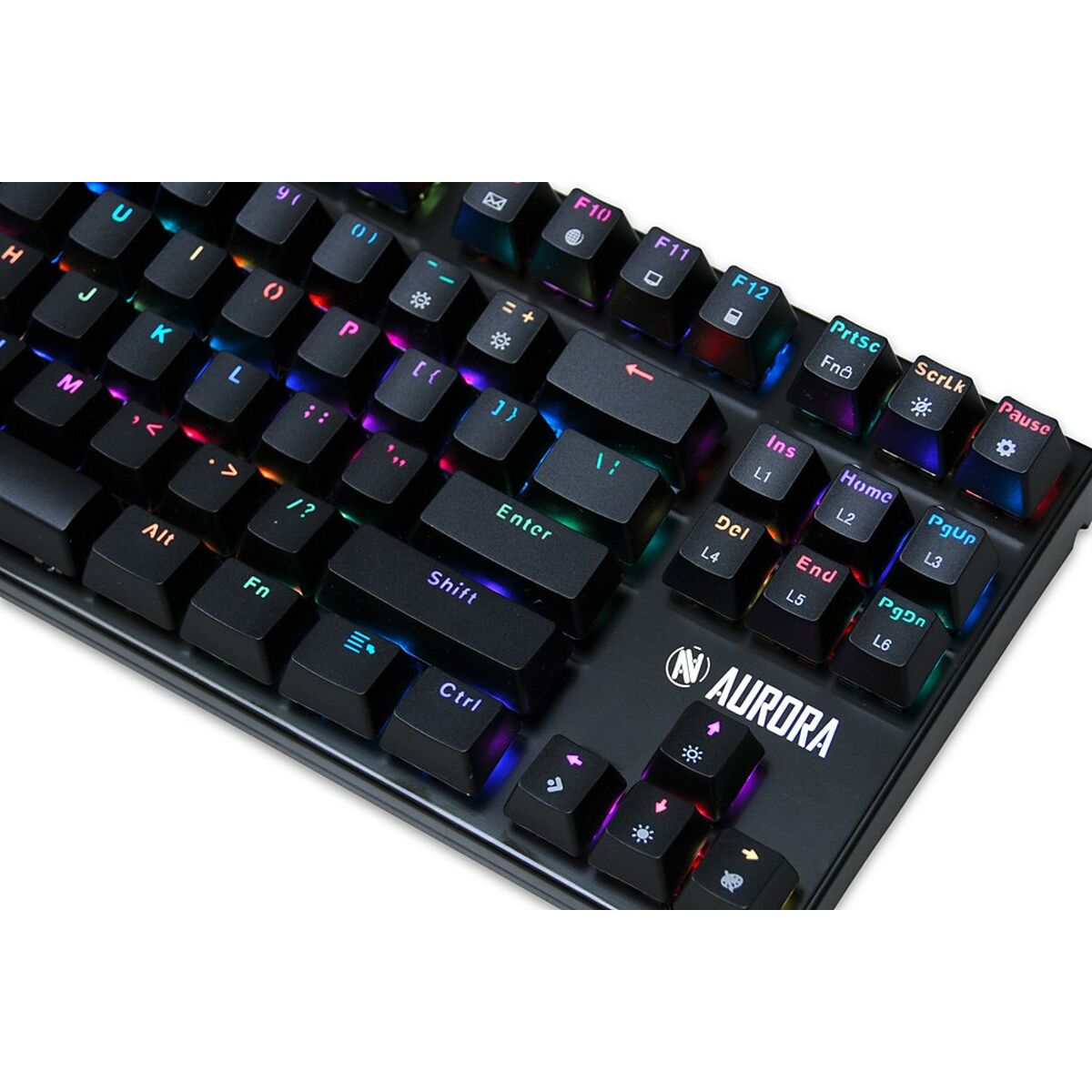 Teclado Ibox IKGMK2R Negro Multicolor QWERTY Qwerty US