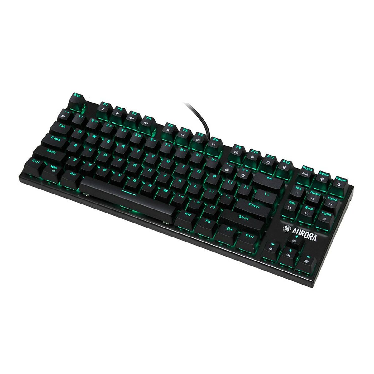 Teclado Ibox IKGMK2R Negro Multicolor QWERTY Qwerty US