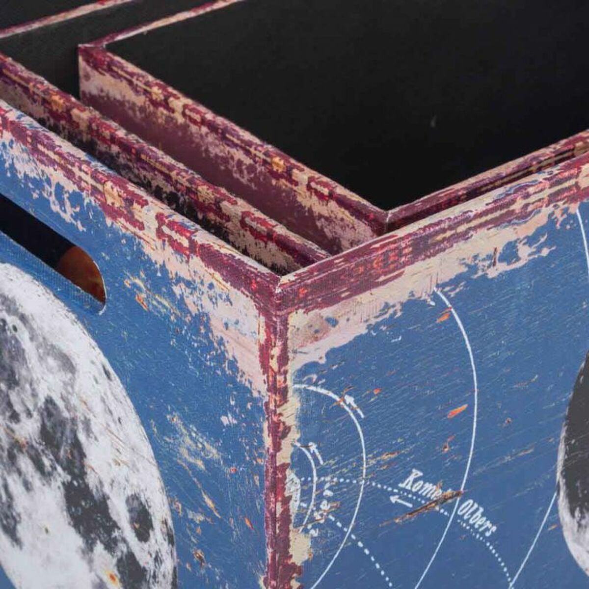 Caja de Almacenaje Alexandra House Living Lienzo Madera MDF 28 x 24 x 48 cm 42 x 24 x 21 cm 36 x 20 x 18 cm 3 Piezas