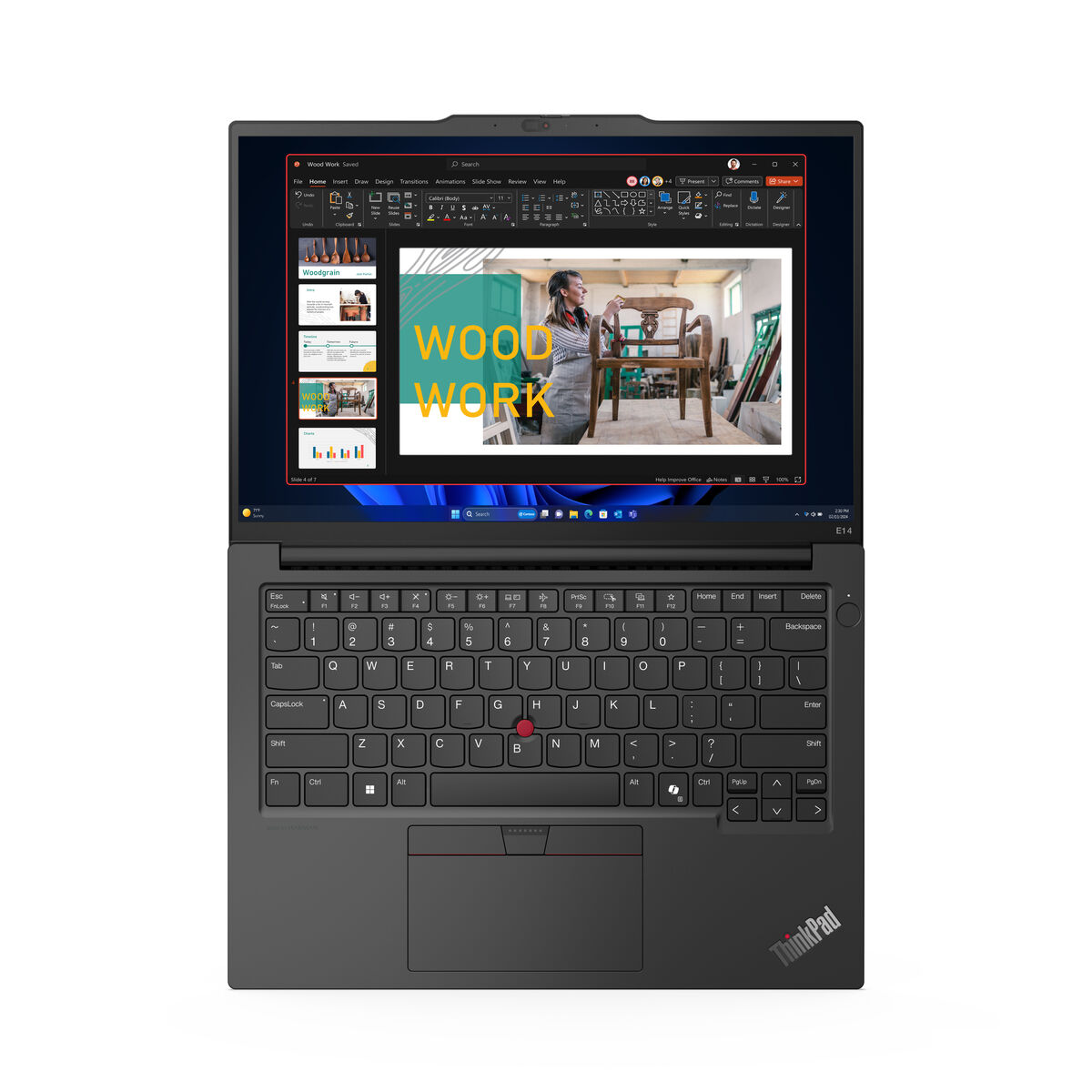 Laptop Lenovo THINKPAD E14 G6 14" Intel Core Ultra 7 155H 16 GB RAM 512 GB SSD Qwerty Español