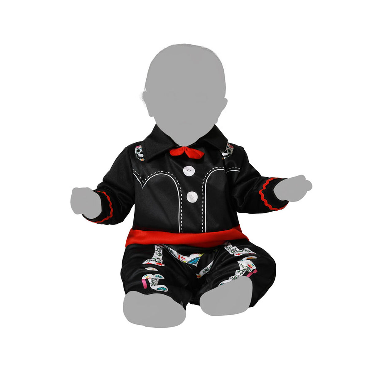 Disfraz para Bebés Esqueleto 6-12 Meses