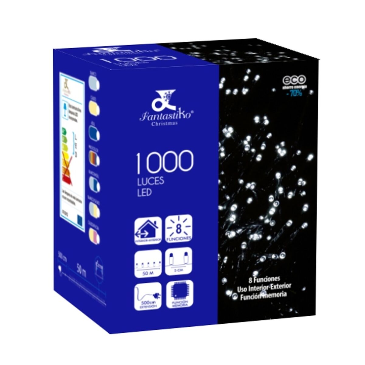 Guirnalda de Luces LED Blanco 25 X 20 X 18 CM