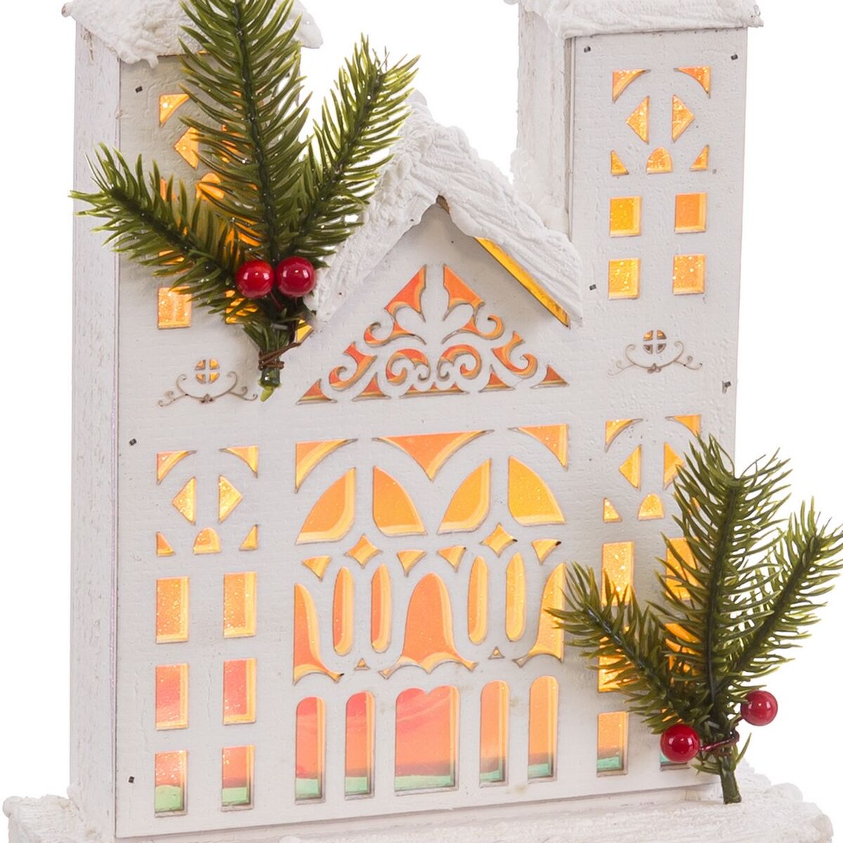 Decoración luminosa Natural Iglesia 19 X 8 X 33 CM