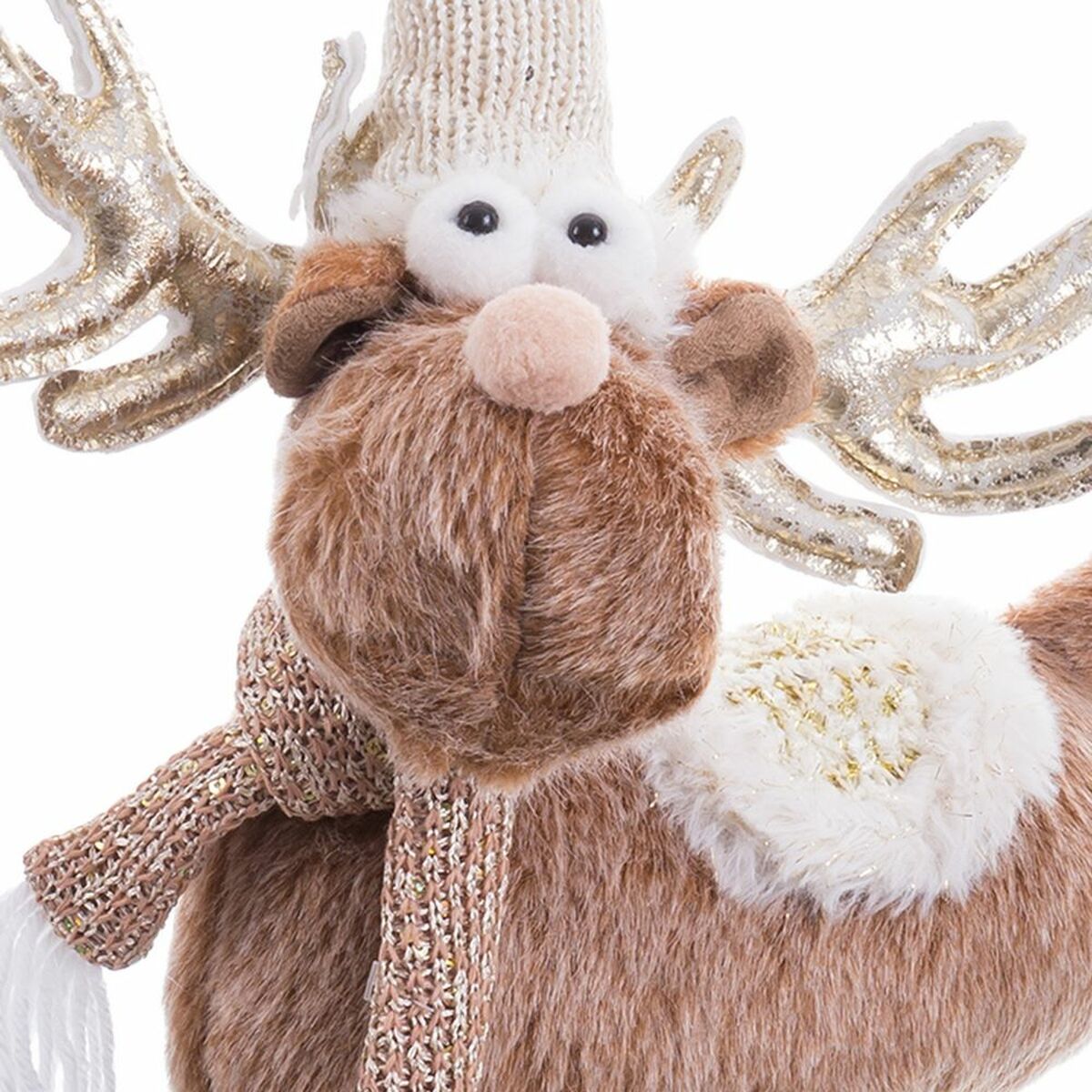 Figura Decorativa Natural Ciervo 22 x 20 x 40 cm