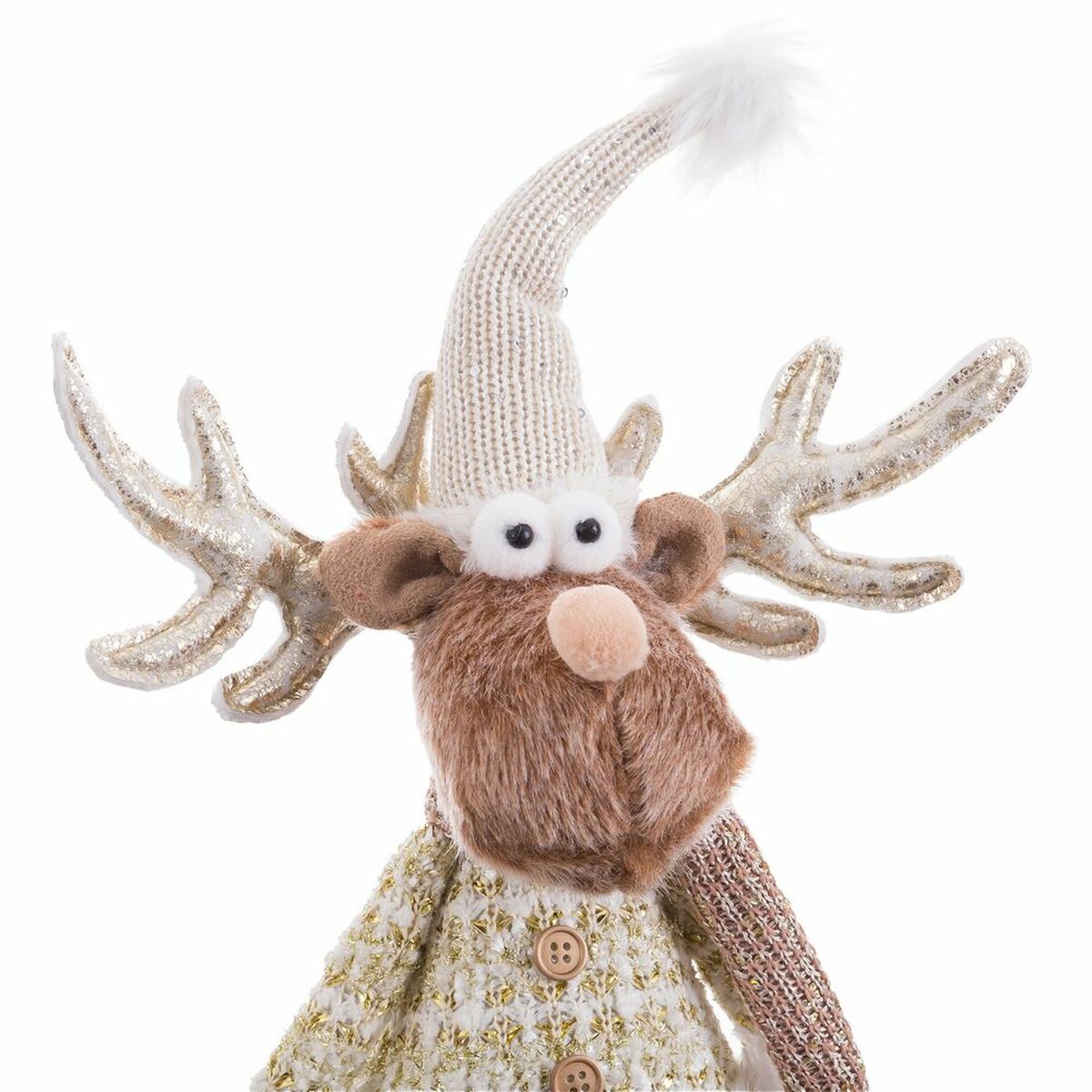 Figura Decorativa Natural Ciervo 20 X 14 X 58 CM