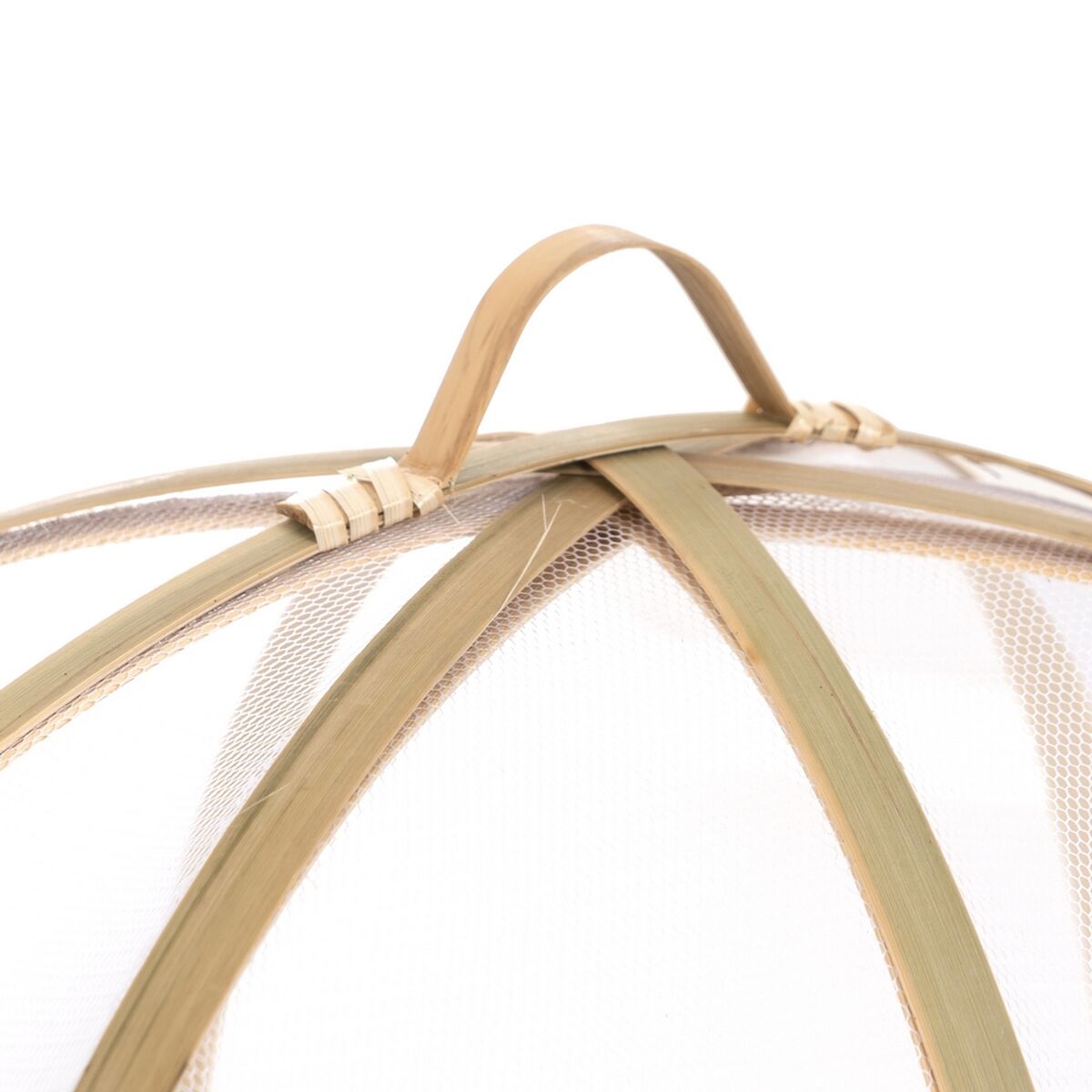 Cubreplatos Poliéster Bambú 35 x 27 x 22 cm