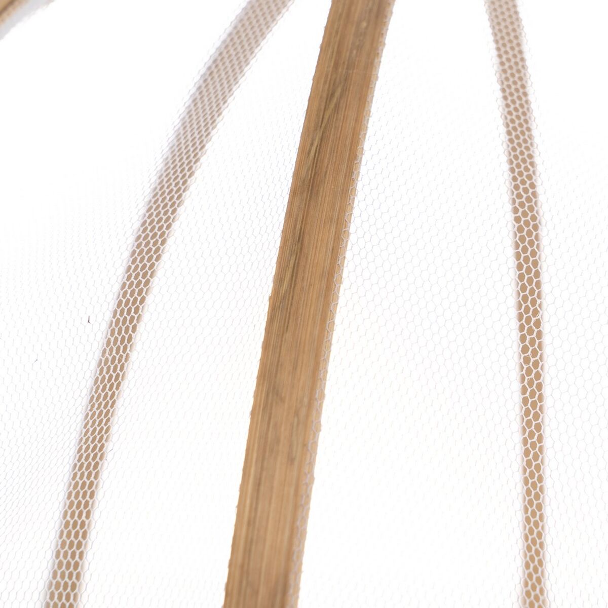 Cubreplatos Poliéster Bambú 35 x 27 x 22 cm