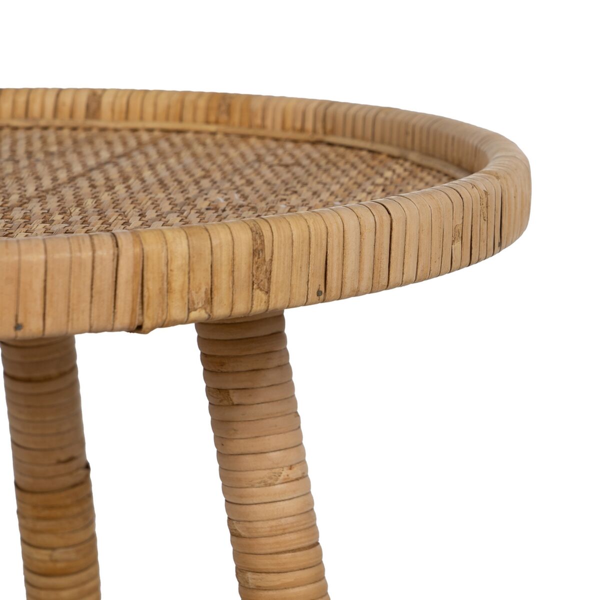 Mesa auxiliar Beige Ratán 45 x 45 x 56,5 cm