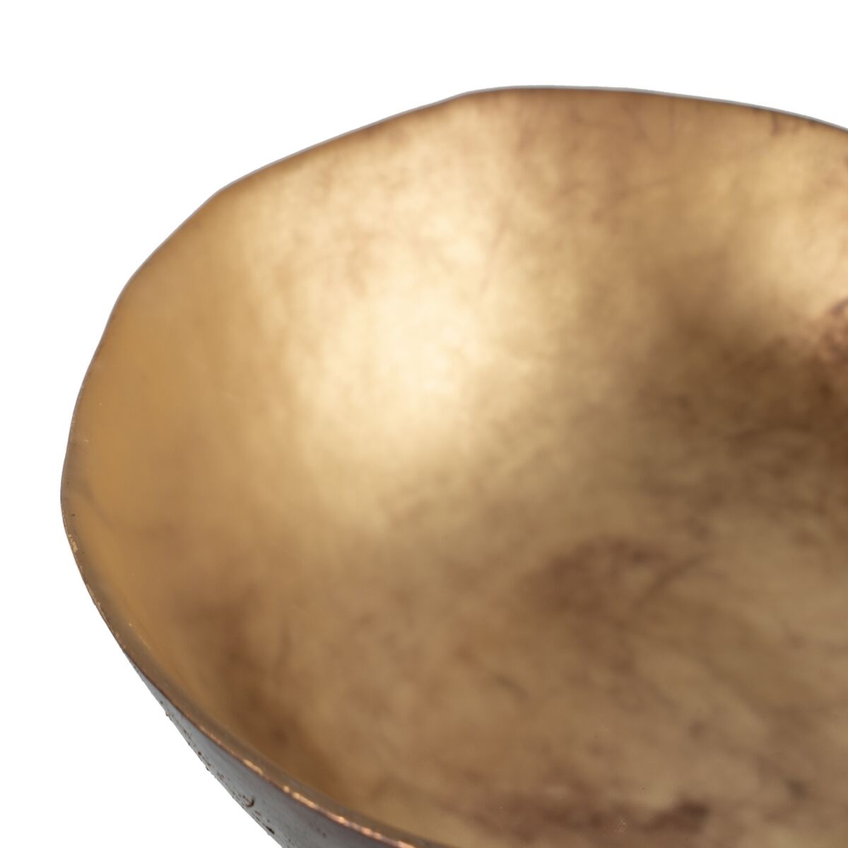 Ensaladera Marrón Negro Cristal 13 x 13 x 4,5 cm