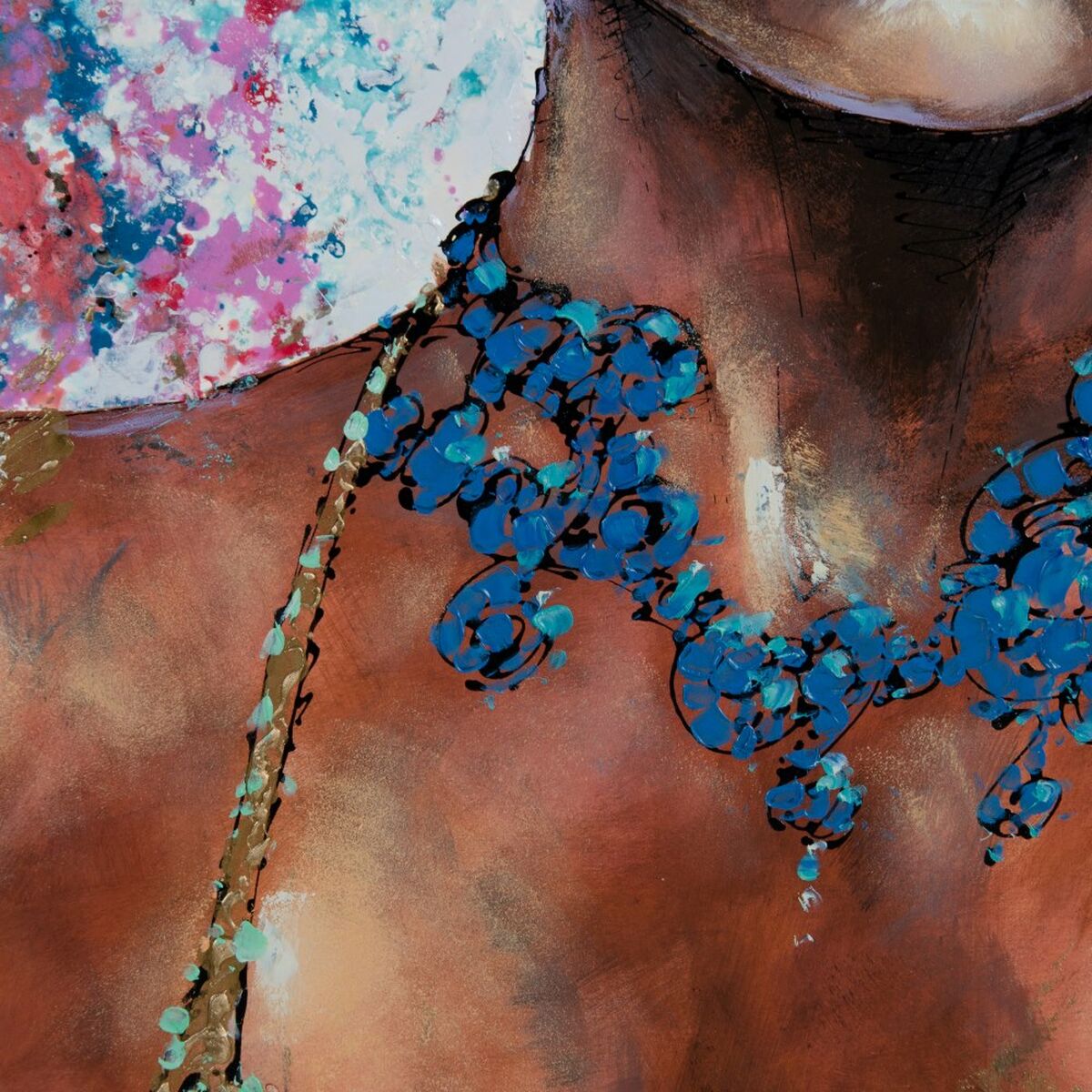 Lienzo Lienzo Madera de pino 120 x 3,5 x 90 cm