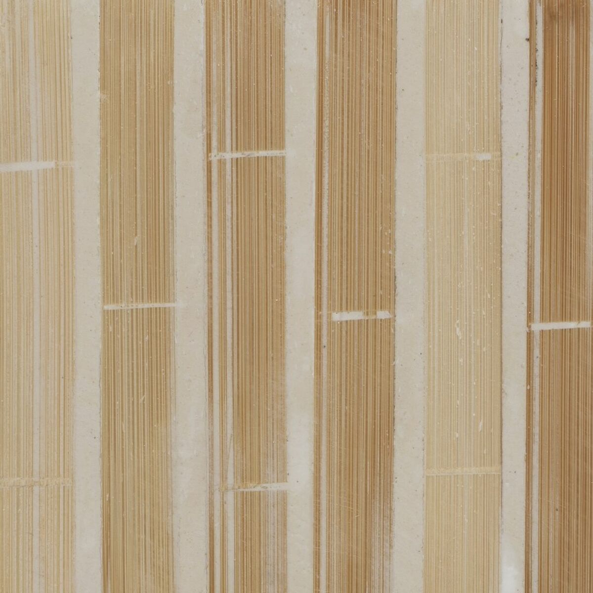 Portavelas Beige Bambú Madera MDF 10,5 x 10,5 x 10,5 cm