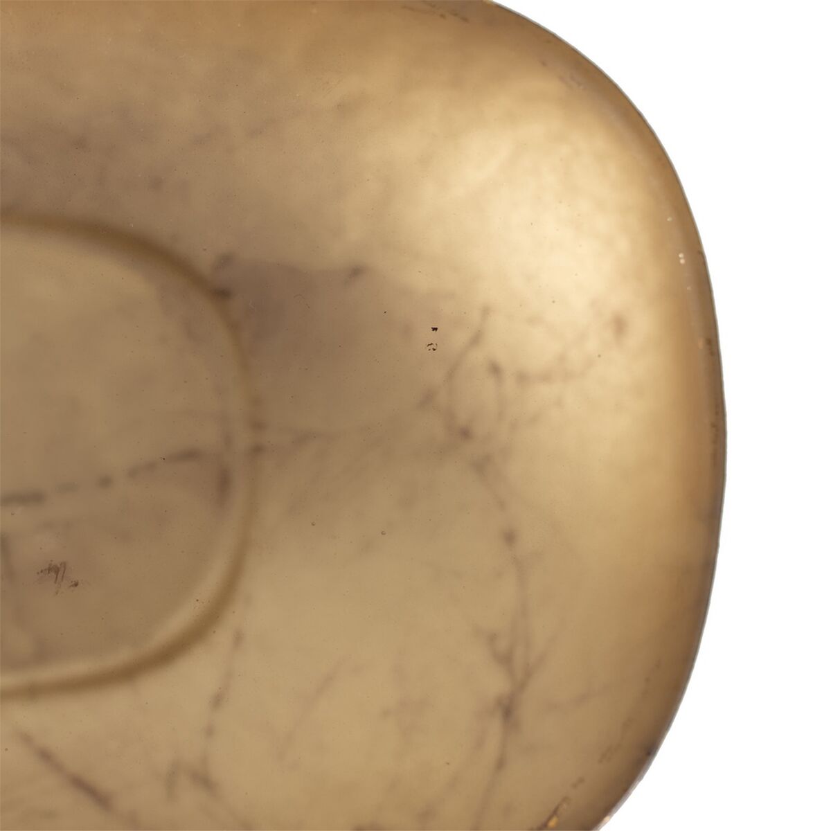 Ensaladera Marrón Negro Cristal 10 x 15,5 x 4 cm