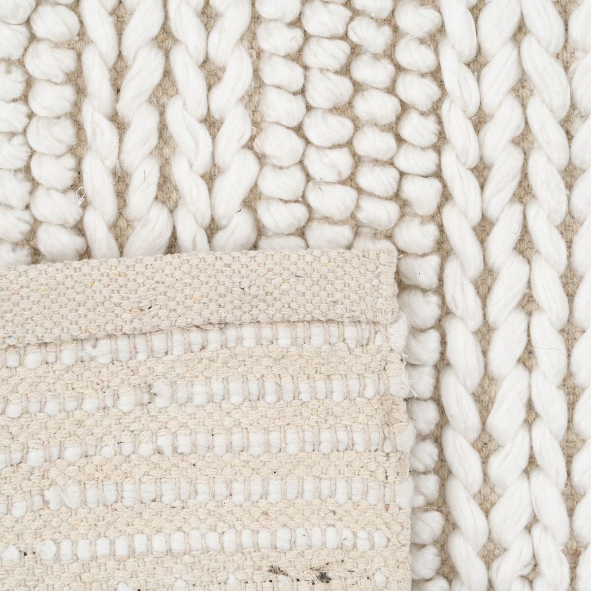 Alfombra Crema 80 x 150 cm