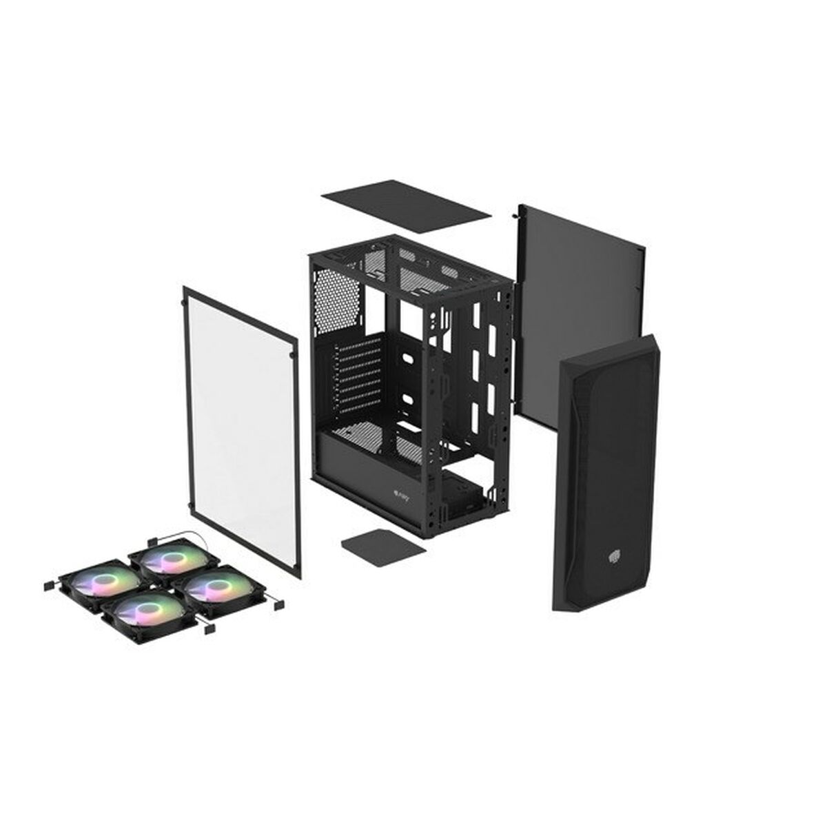 Caja Semitorre ATX Fury NFO-2154 Negro