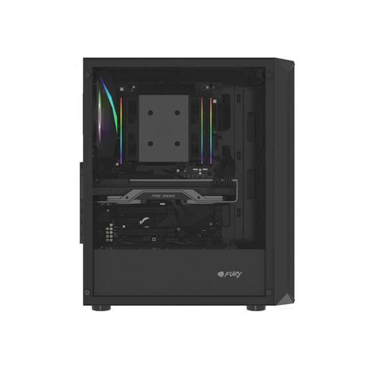 Caja Semitorre ATX Fury NFO-2153 Negro