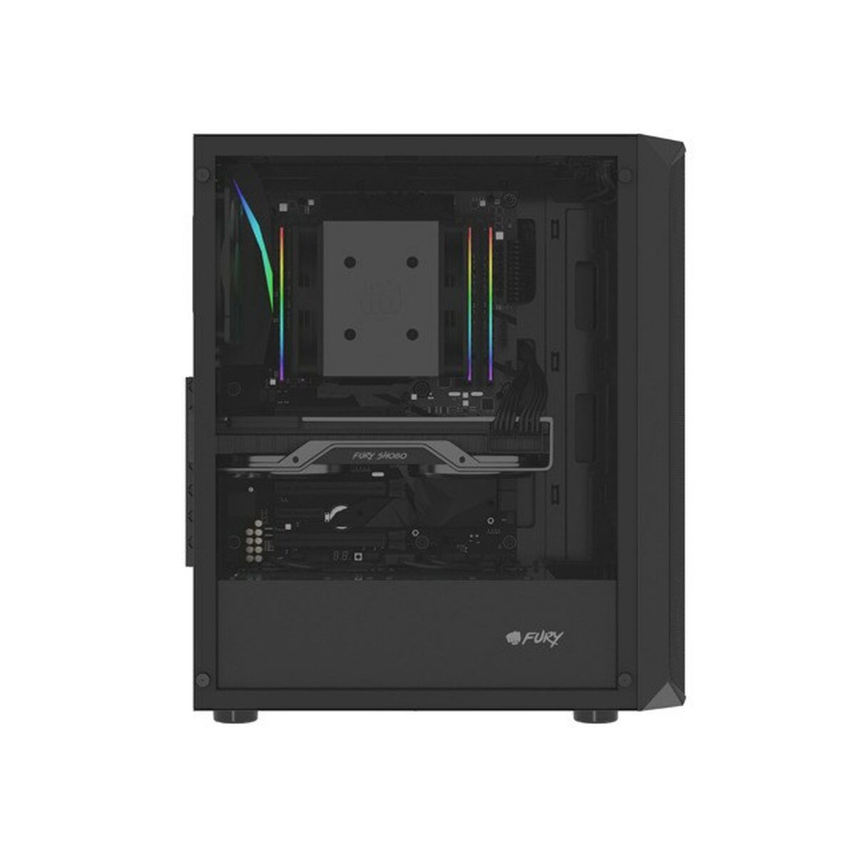 Caja Semitorre ATX Fury NFO-2152 Negro