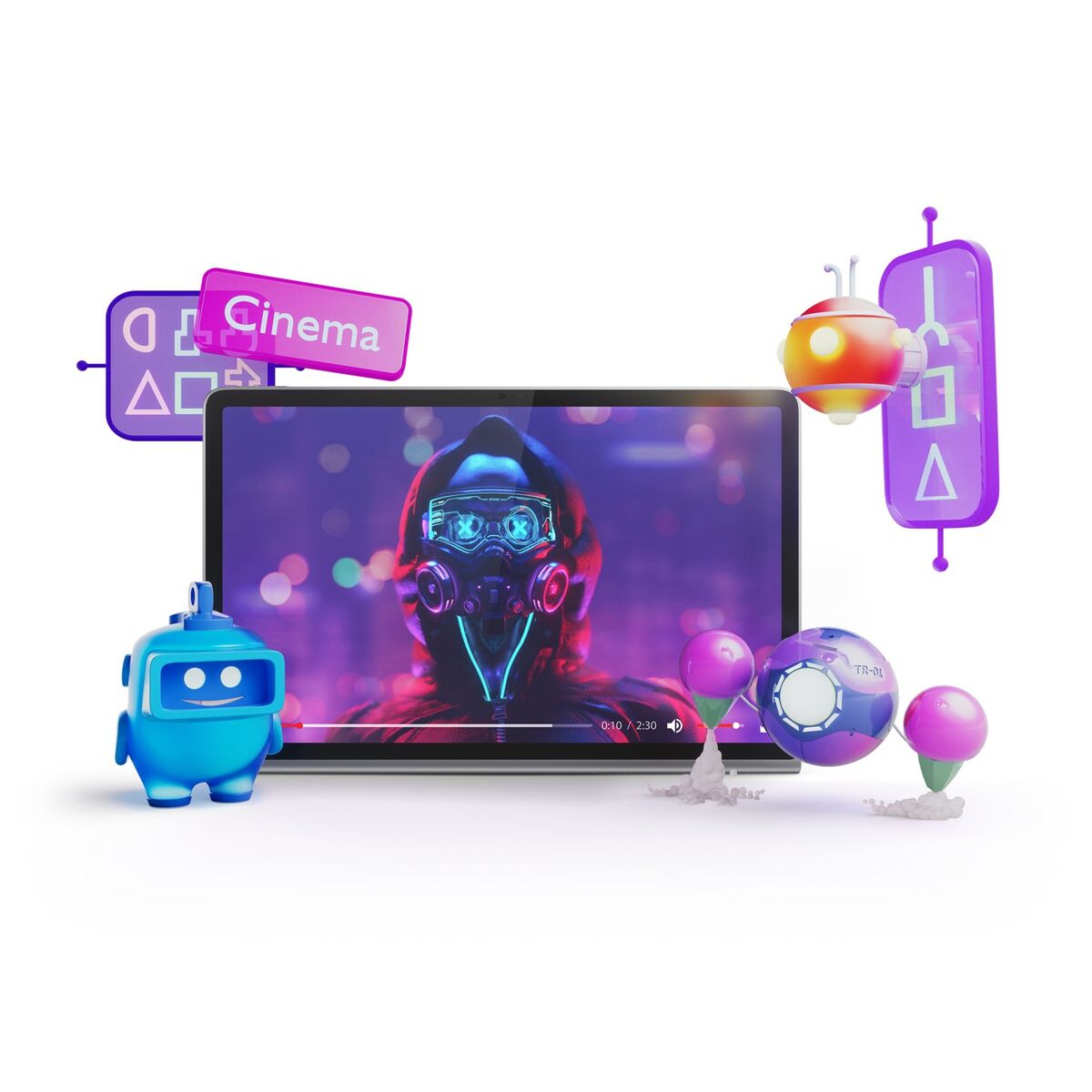 Tablet Lenovo ZADX0080PL 11,5" MediaTek Helio G99 8 GB RAM 128 GB Gris