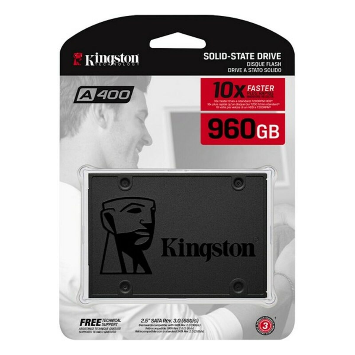 Disco Duro Kingston SA400S37/960G 960 GB SSD SSD
