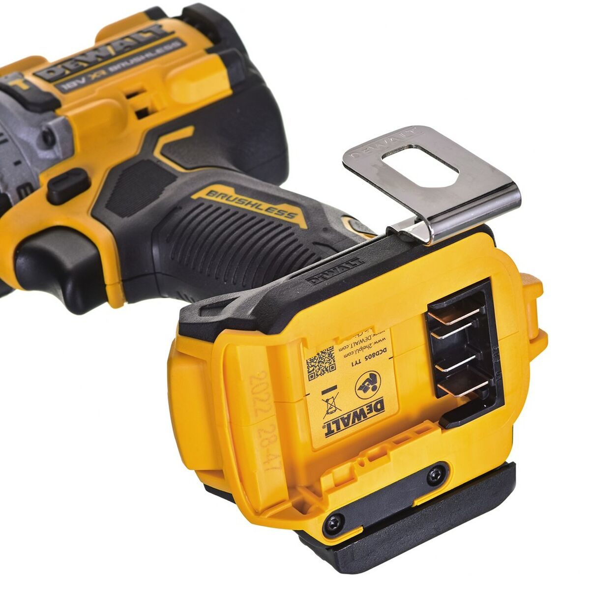 Atornillador eléctrico Dewalt DCD805P2T 90 nm